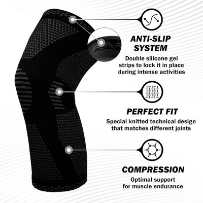 Small Knee Sleeve: Support for Running, Basketball, Weightlifting, Gym