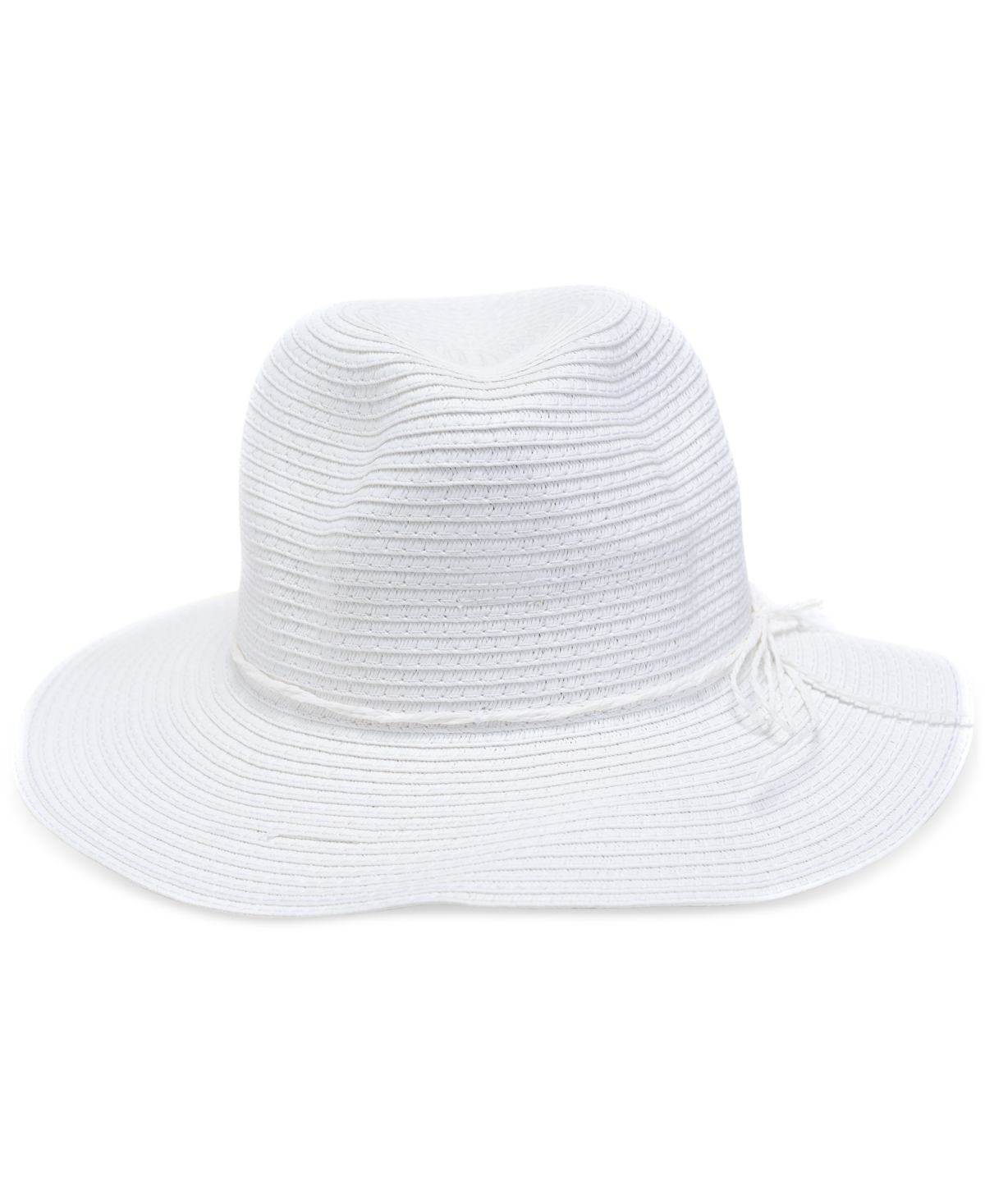 Style & Co Basic Straw Panama Hat In White