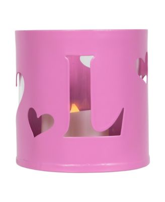 Set of 4 Love Valentine's Day Candle Holders, 2.75"