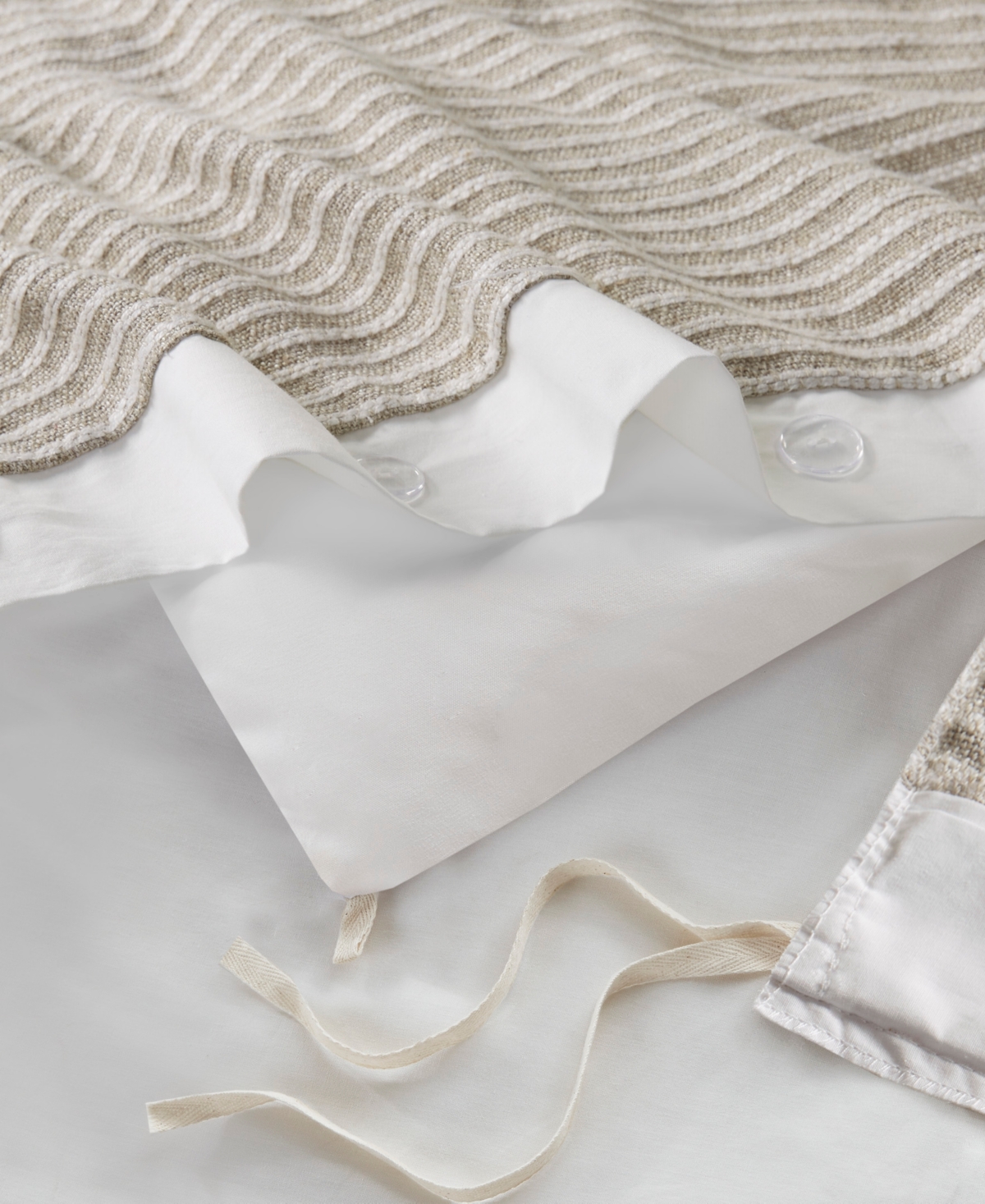 Madison Park Signature Carmel Oversized Jacquard 8-Pc. Comforter Set, - Beige