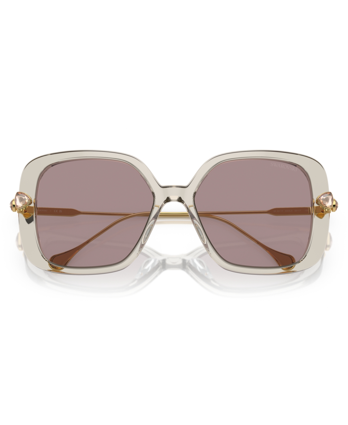 Swarovski Women's Low Bridge Fit Sunglasses Sk6011f