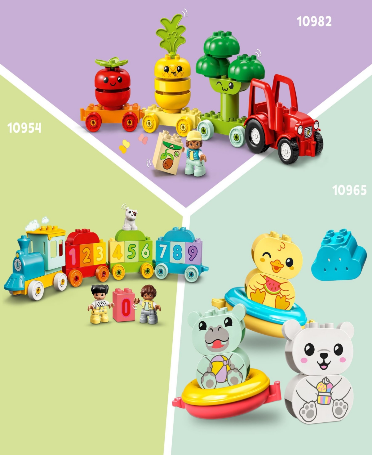 Shop Lego Duplo 10412 Animal Train Toy Building Set In Multicolor