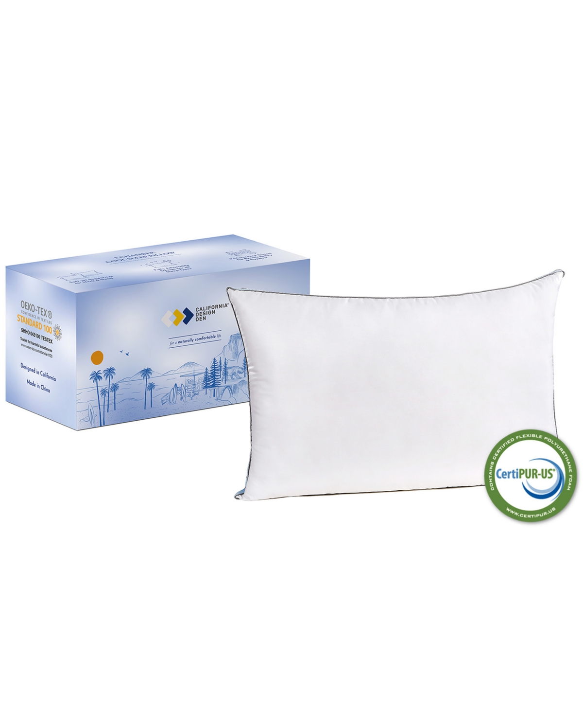 Luxury Bed Pillow for Sleeping, Adjustable Memory Foam