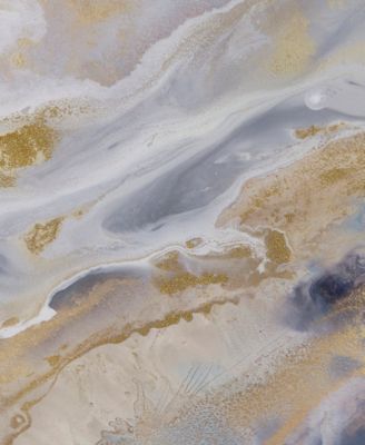 Madison Park Shimmering Symphony Glitter and Gold-Tone Foil Abstract Triptych 3-Pc Canvas Wall Art Set