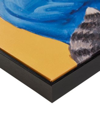 Pet Portrait Rosie The Feline Framed Canvas Wall Art