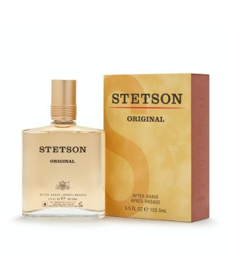Stetson Original Aftershave - After Shave Splash for Men - Earthy and Woody Aroma with Fragrance Notes of Citrus, Patchouli, and Tonka Bean - 3.5 Fl Oz