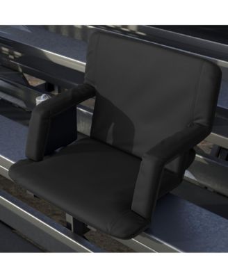 one pack Lightweight Metal Frame With Armrests & Backpack Straps Extra Wide Portable Stadium Chair