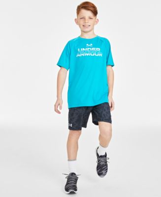 Under Armour Big Boys' 8-20 T-Shirt and Woven Shorts - Macy's