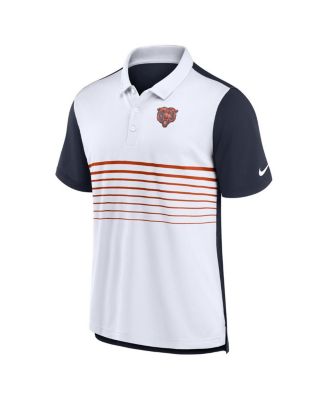 Men's Navy, White Chicago Bears Fashion Performance Polo Shirt