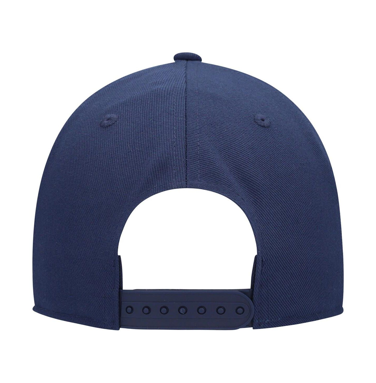 Мужская кепка Fanatics Deep Sea Blue Seattle Kraken Primary Team Logo Snapback Hat — фото 3