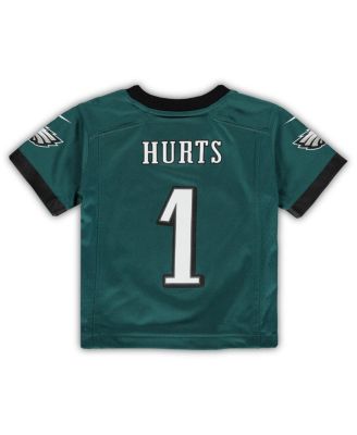 Toddler Boys and Girls Jalen Hurts Green Philadelphia Eagles Game Jersey
