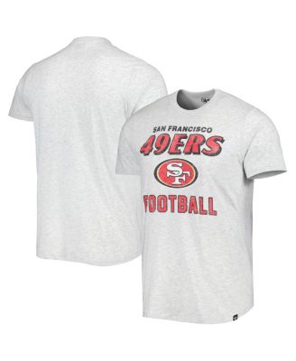 Men s 47 Brand Heathered Gray Distressed San Francisco 49ers Dozer Franklin Lightweight T shirt Macy s