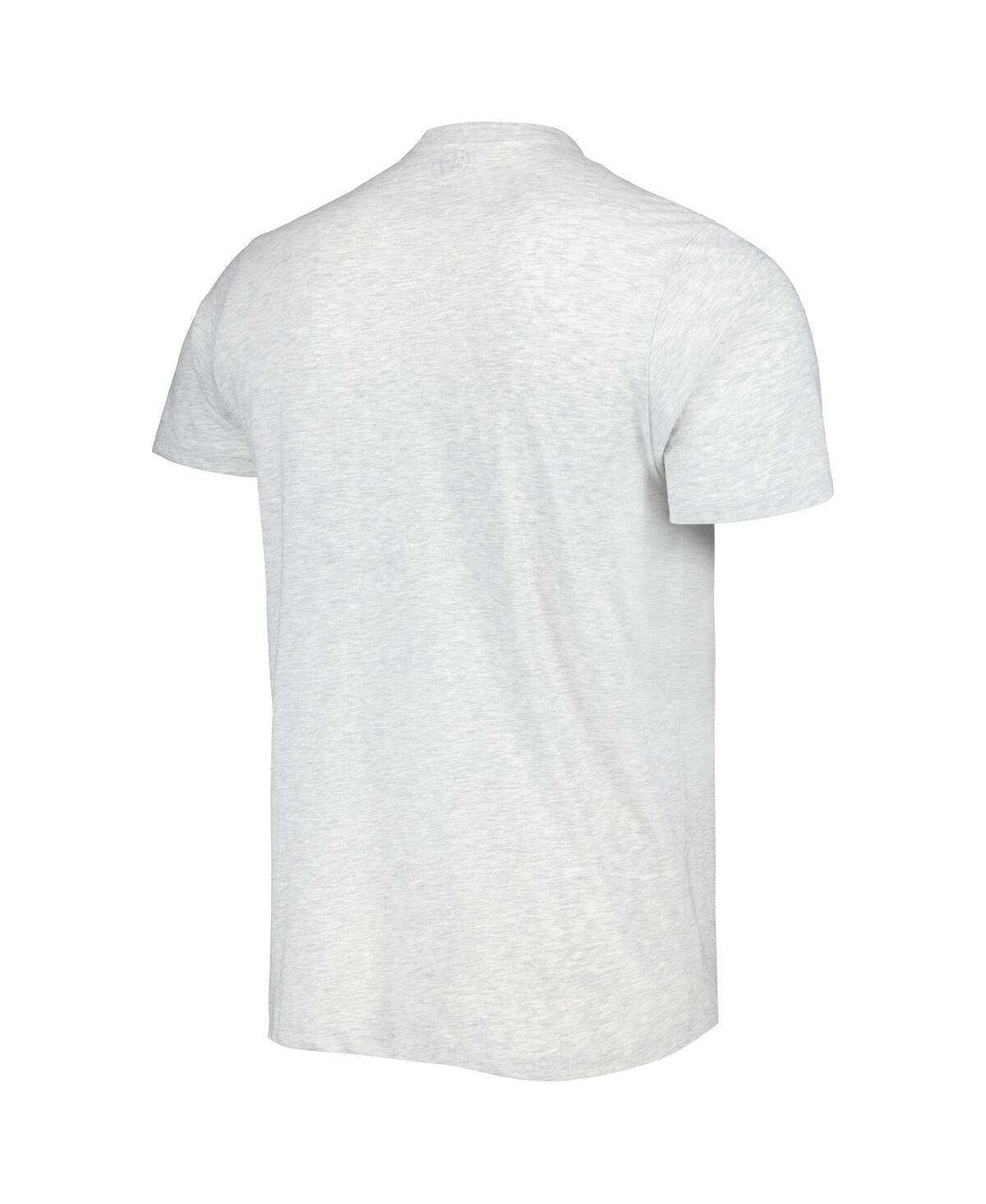 Shop 47 Brand Men's ' Heathered Gray Distressed San Francisco 49ers Dozer Franklin Lightweight T-shirt
