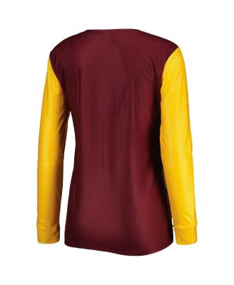 Women's Burgundy Washington Commanders Holiday Ugly Pajama Set