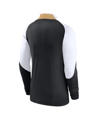 Big Boys Black Chelsea 2023/24 Strike Drill Performance Raglan Quarter-Zip Top