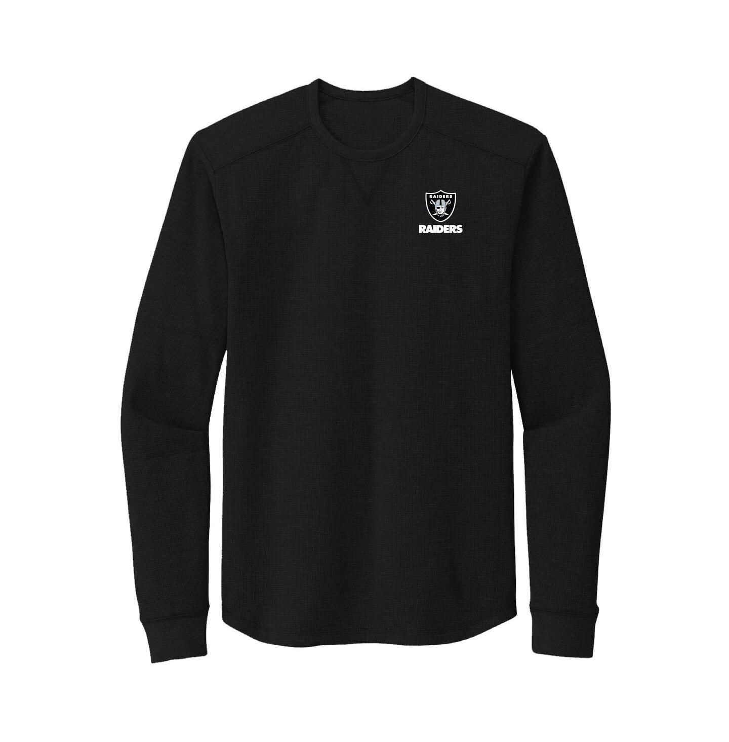Мужская футболка Dunbrooke Black Las Vegas Raiders Cavalier Long Sleeve — фото 1