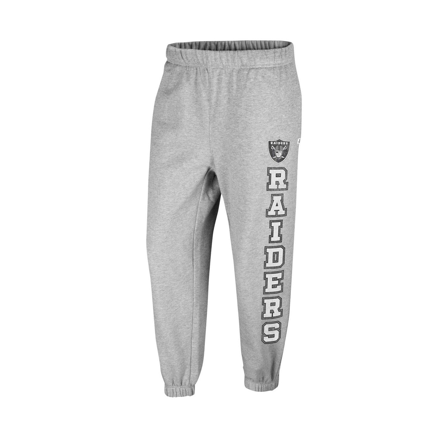 Women's Gray Distressed Las Vegas Raiders Double Pro Harper Jogger Sweatpants