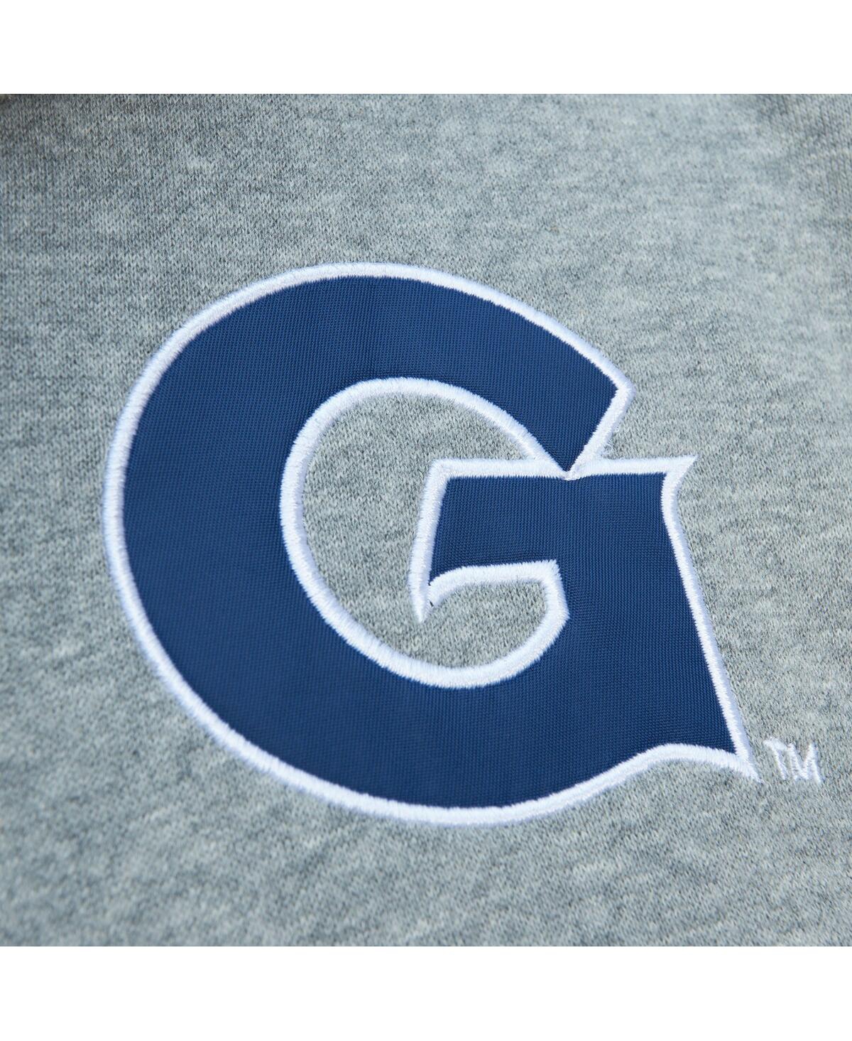 Mitchell & Ness Men's  Navy Georgetown Hoyas Head Coach Pullover Hoodie In Navy