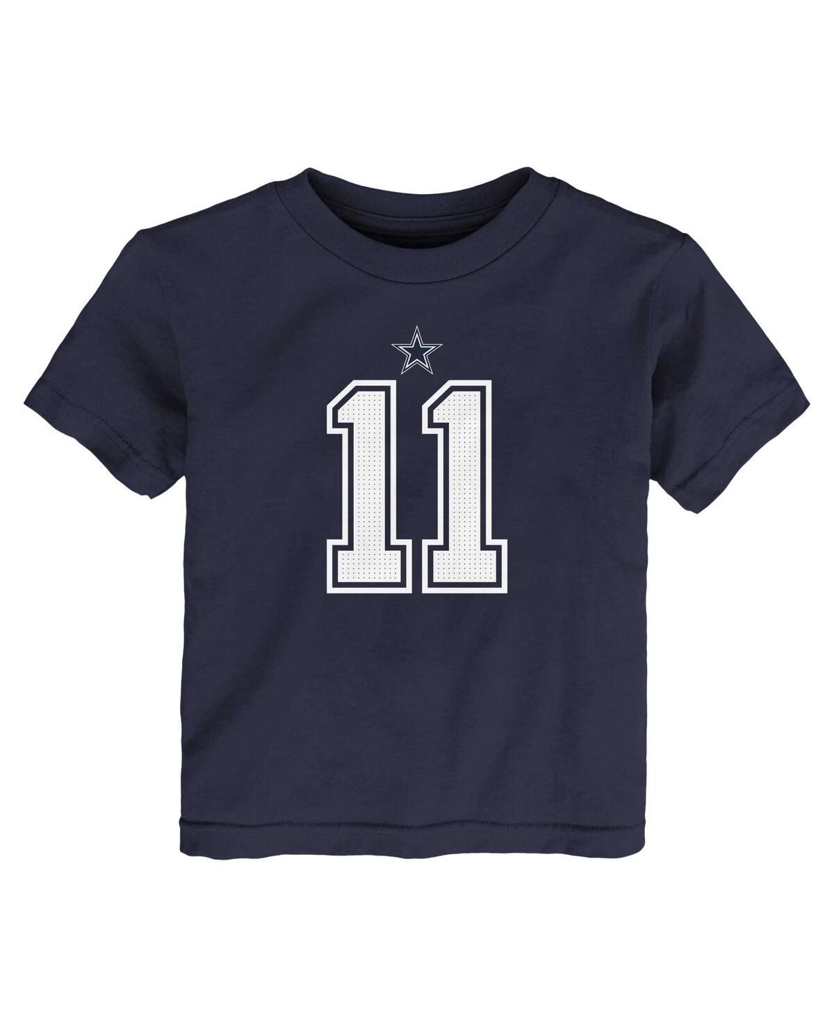 Nike Toddler Boys And Girls  Micah Parsons Navy Dallas Cowboys Player Name And Number T-shirt In Navy