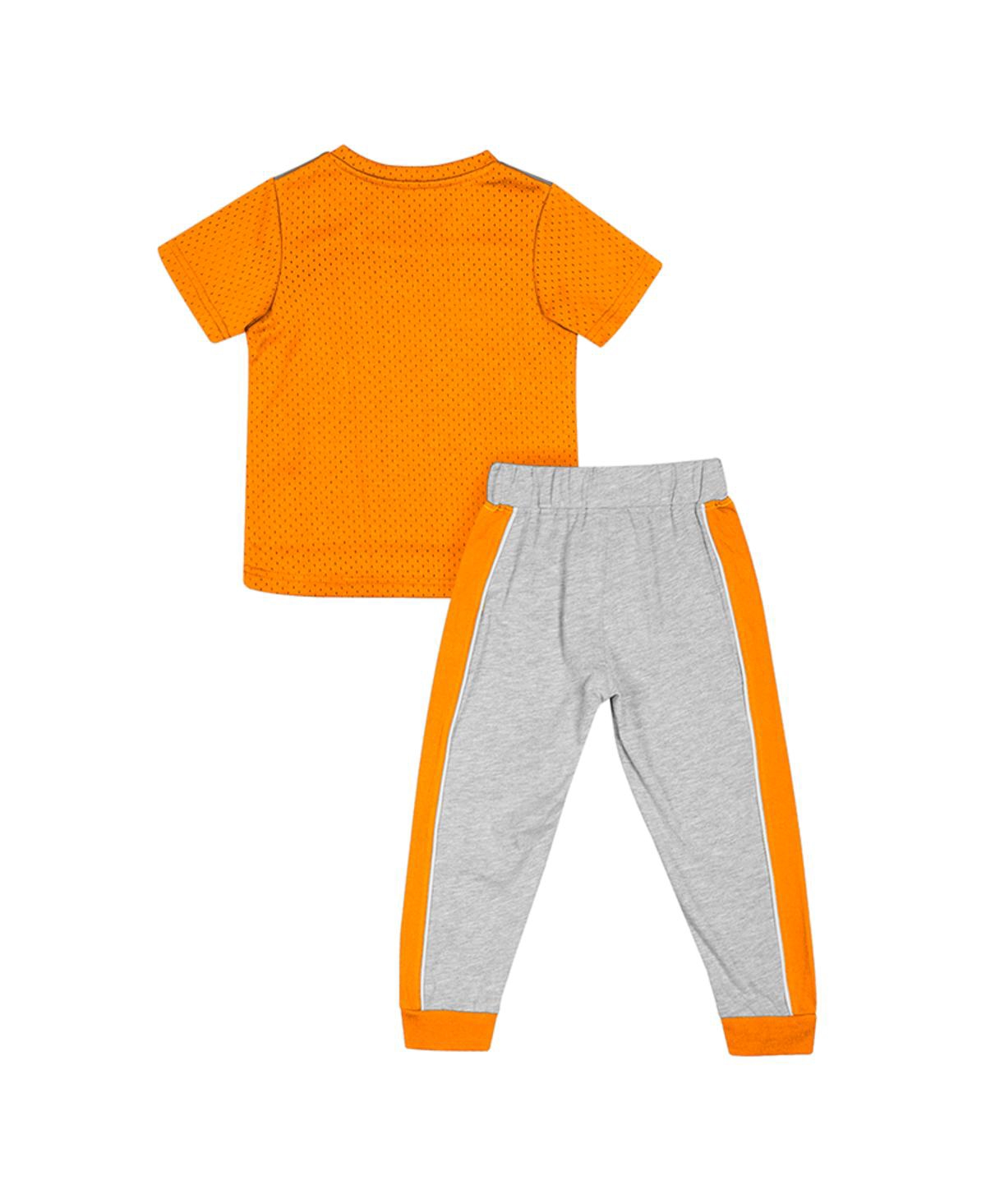 Colosseum Infant Boys And Girls  Tennessee Orange, Heather Gray Tennessee Volunteers Ka-boot-it Jerse In Tennessee Orange,heather Gray