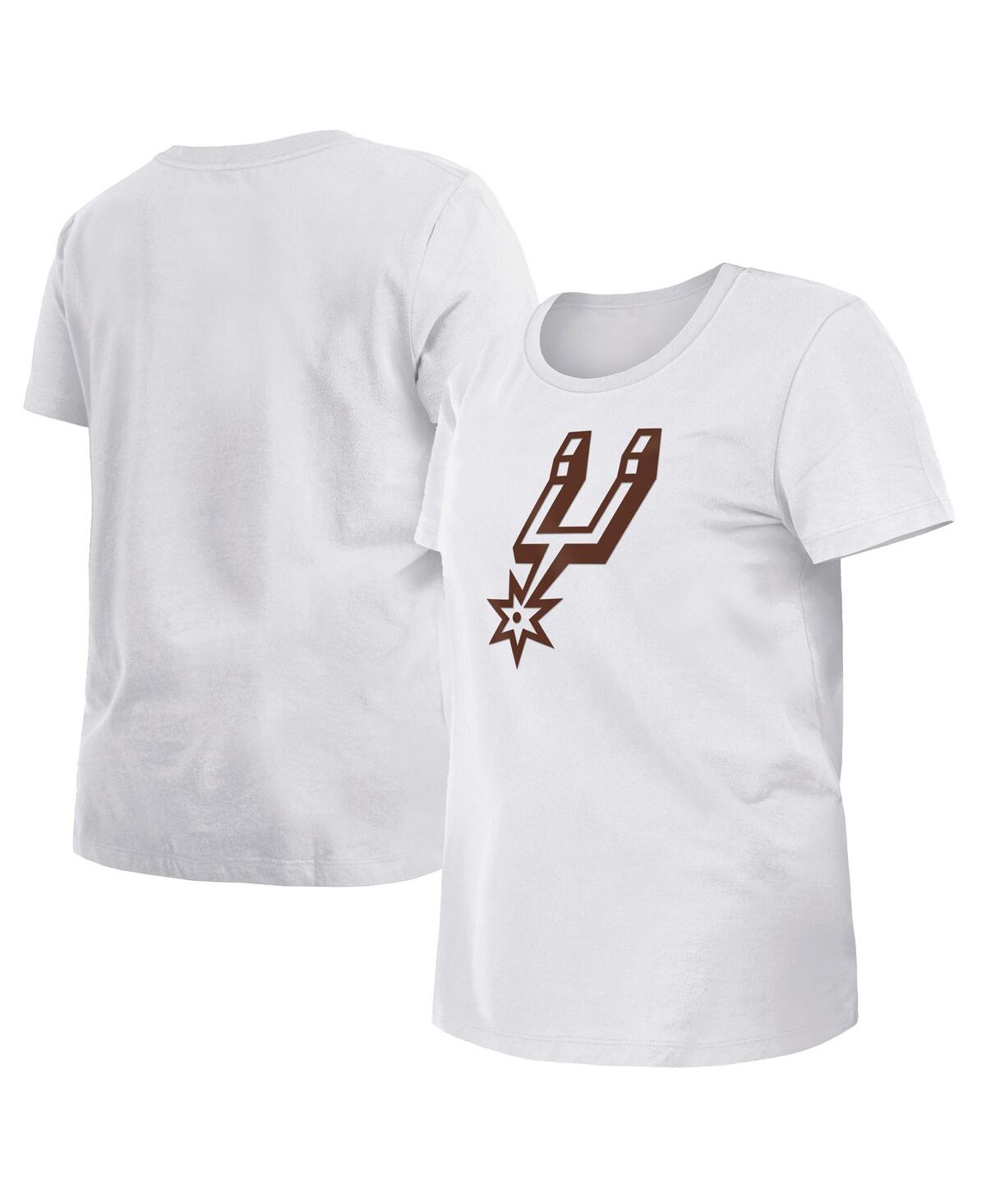 Shop New Era Women's  White San Antonio Spurs 2023/24 City Edition T-shirt