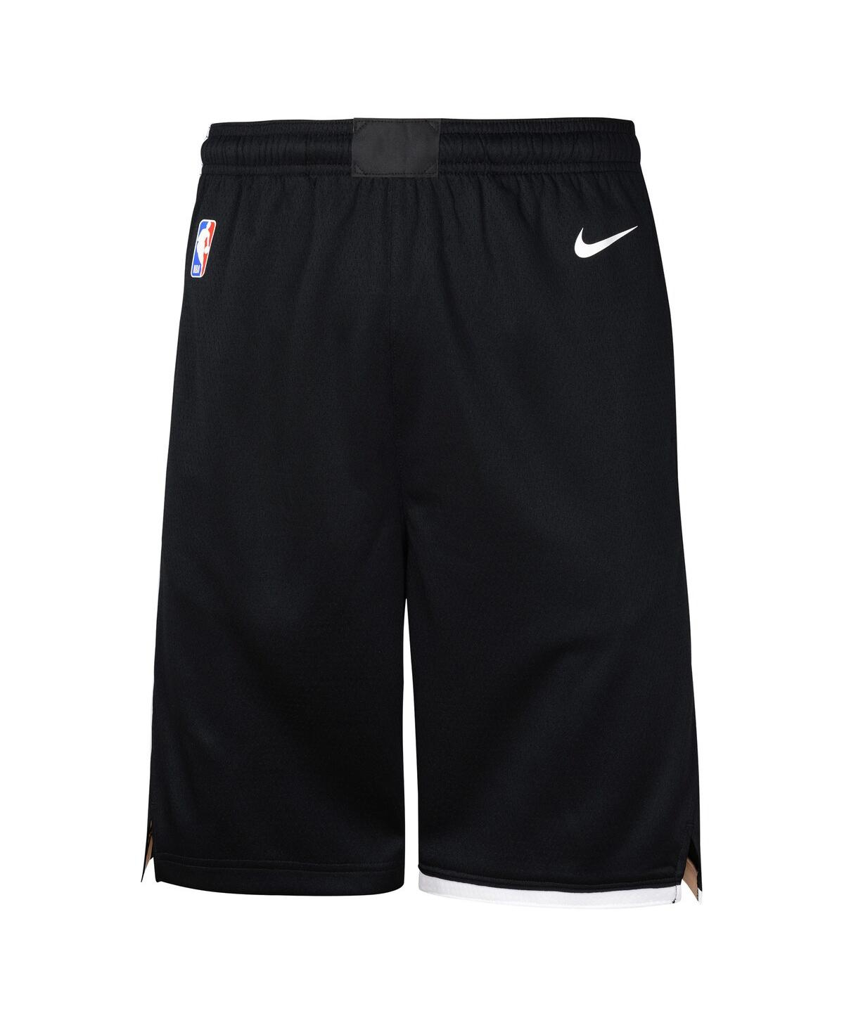 Big Boys NikeMemphis Grizzlies 2023/24 City Edition Swingman Performance Shorts - Black