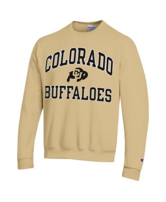 Men's Gold Colorado Buffaloes High Motor Pullover Sweatshirt