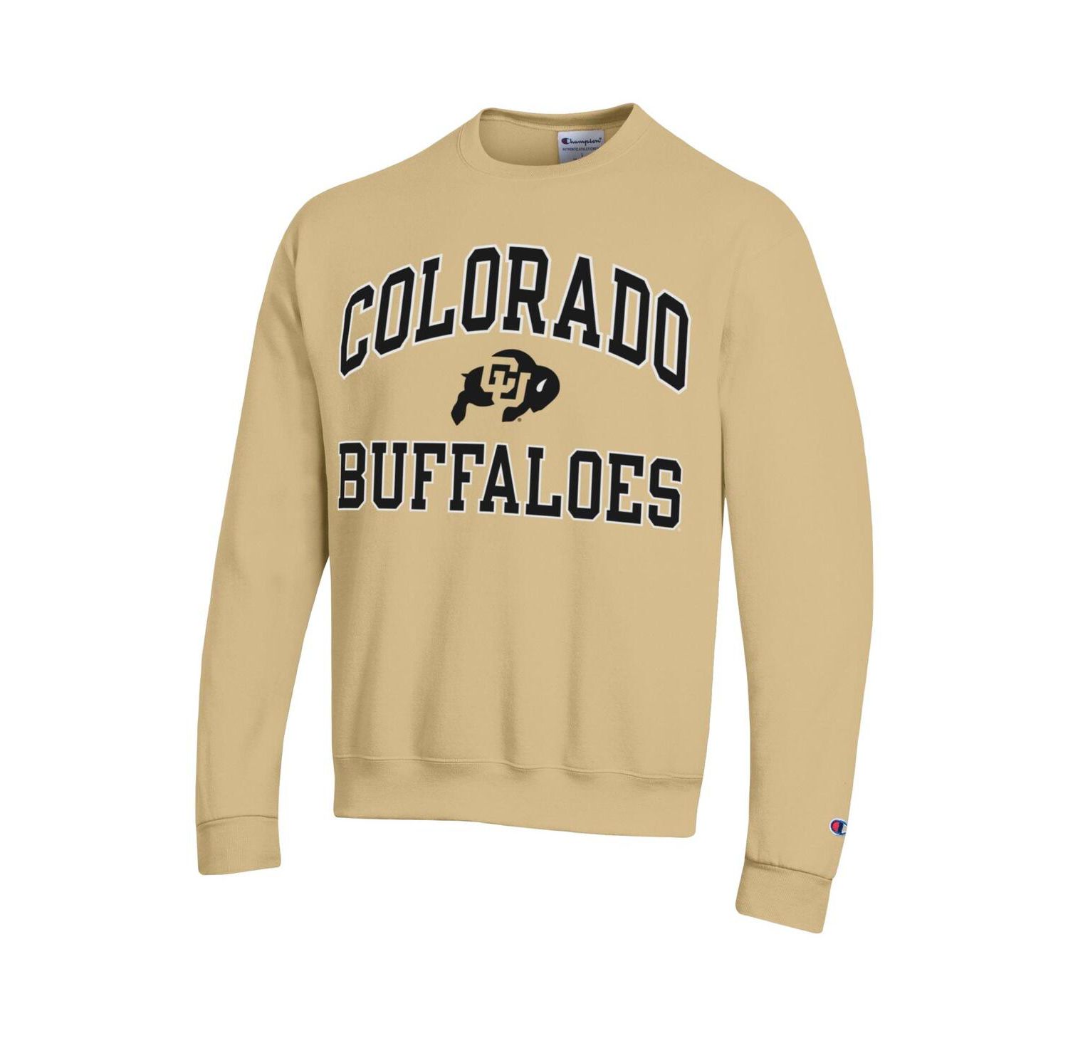 Men's Gold Colorado Buffaloes High Motor Pullover Sweatshirt