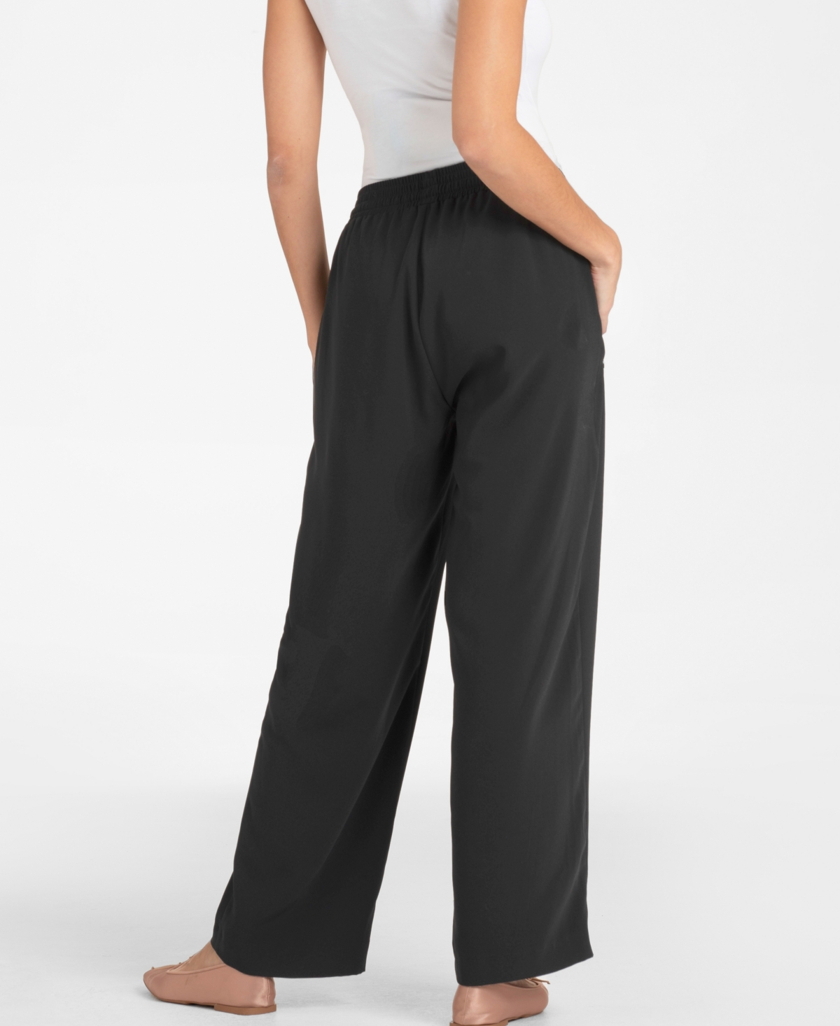 SERAPHINE WOMEN'S MATERNITY WIDE LEG MATERNITY PANTS 