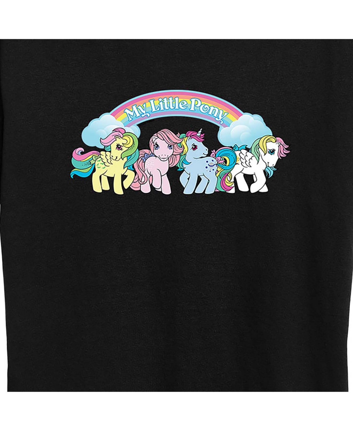 Hybrid Apparel Trendy Plus Size My Little Pony Graphic T-shirt