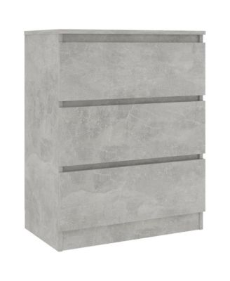 Sideboard Concrete Gray 23.6"x13.8"x29.9" Engineered Wood