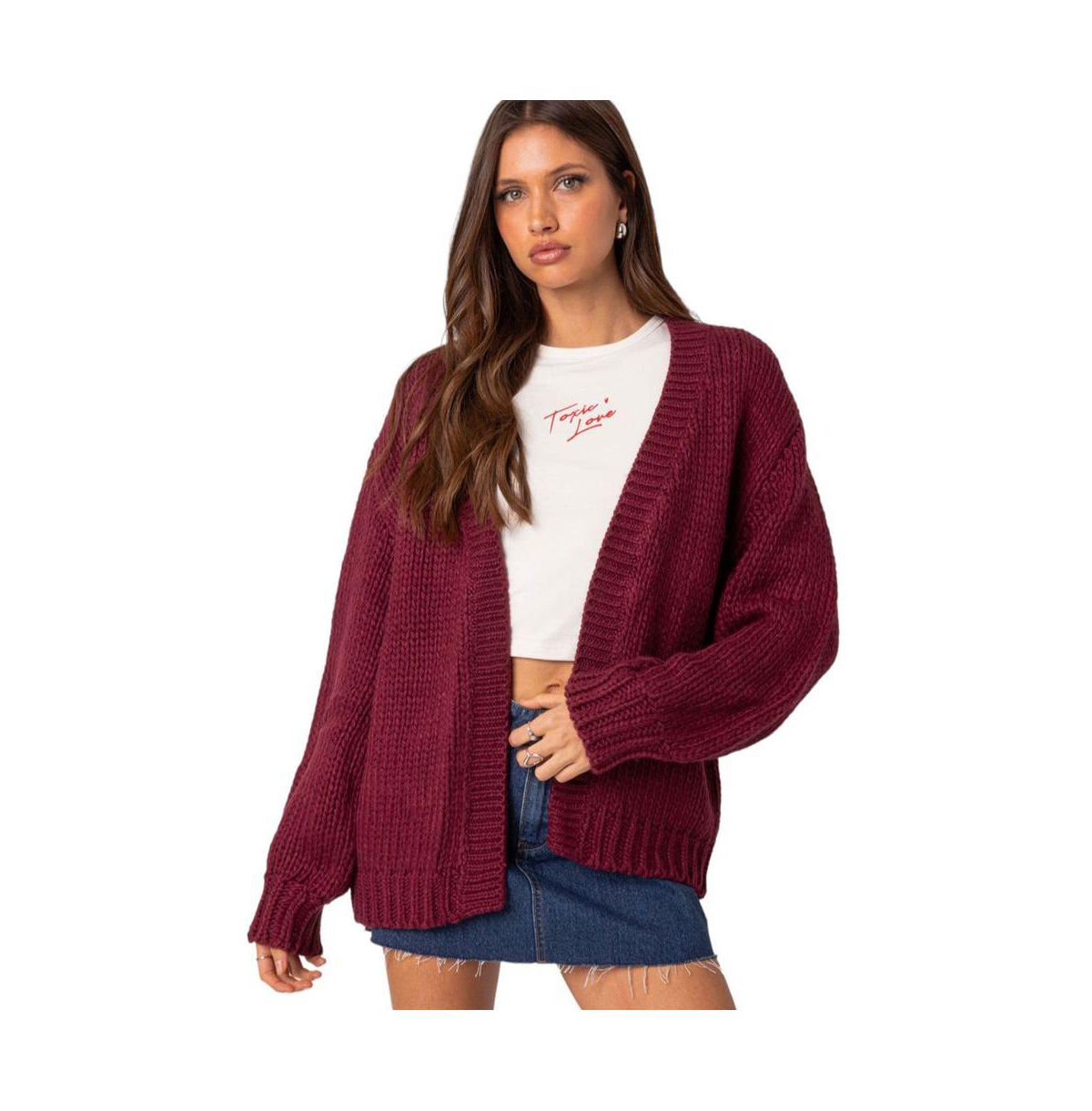 Women's Anina oversized knit cardigan