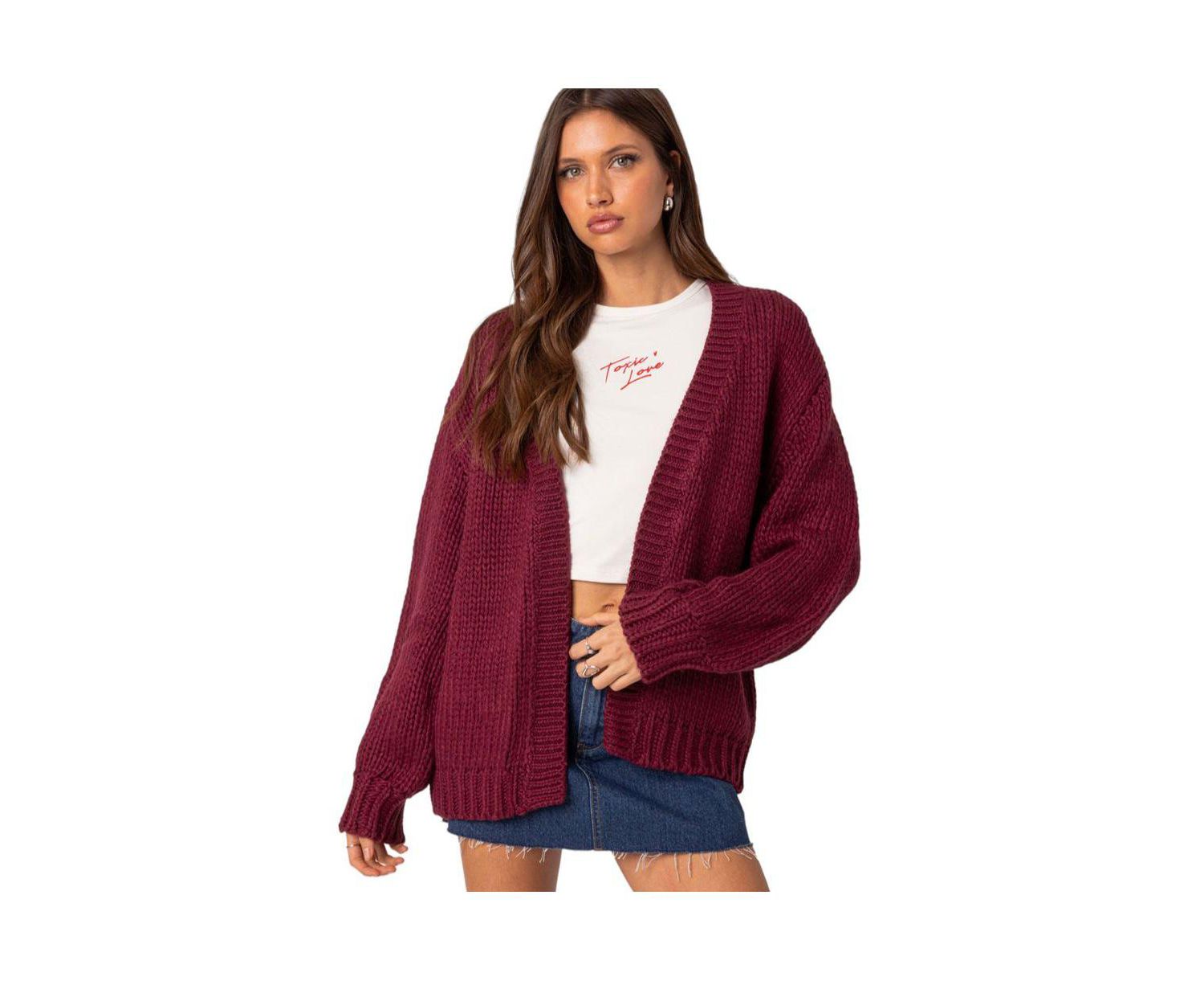 Women's Anina oversized knit cardigan