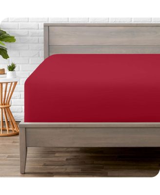 Microfiber 22-Inch Extra Deep Pocket Fitted Sheet-Queen