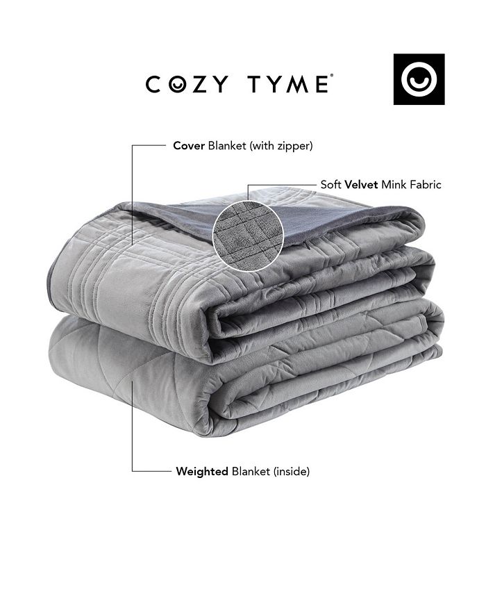 Cozy Tyme Ekon Weighted Blanket 20 Pound Queen Size Macy's