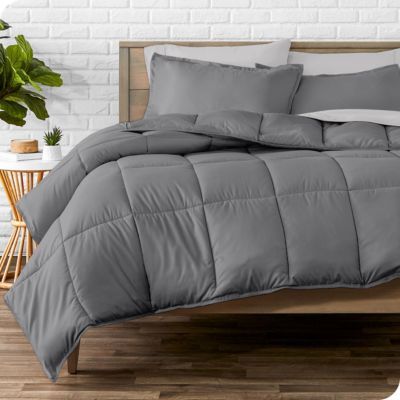 Ultra-Soft Bed-in-a-Bag Microfiber, Down Alternative, OEKO-TEX Certified 7 Pc. Comforter Set, Queen