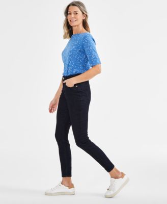 Women's Mid-Rise Curvy Skinny Jeans, Created for Macy's 
