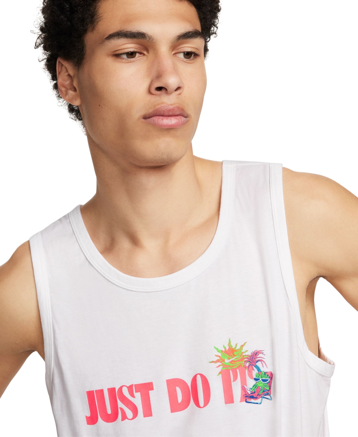 Nike Men's Sportswear Club Classic-Fit Graphic Tank