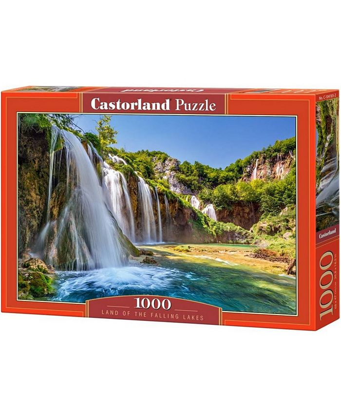 Castorland Land of the Falling Lakes 1000 Piece Jigsaw Puzzle Macy's