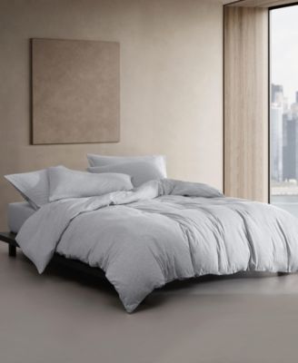 CLOSEOUT! Melange Tencel Jersey 3 Piece Duvet Cover Set, King