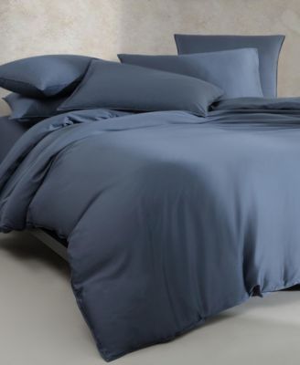 CLOSEOUT! Organic Earth Solid Cotton Sateen 3 Piece Duvet Cover Set, King