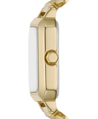 Women's Three Hand Gold-Tone Stainless Steel Watch 27mm