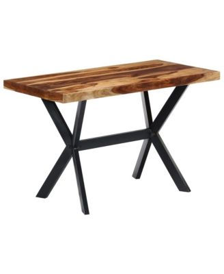 Dining Table 47.2"x23.6"x29.5" Solid Sheesham Wood