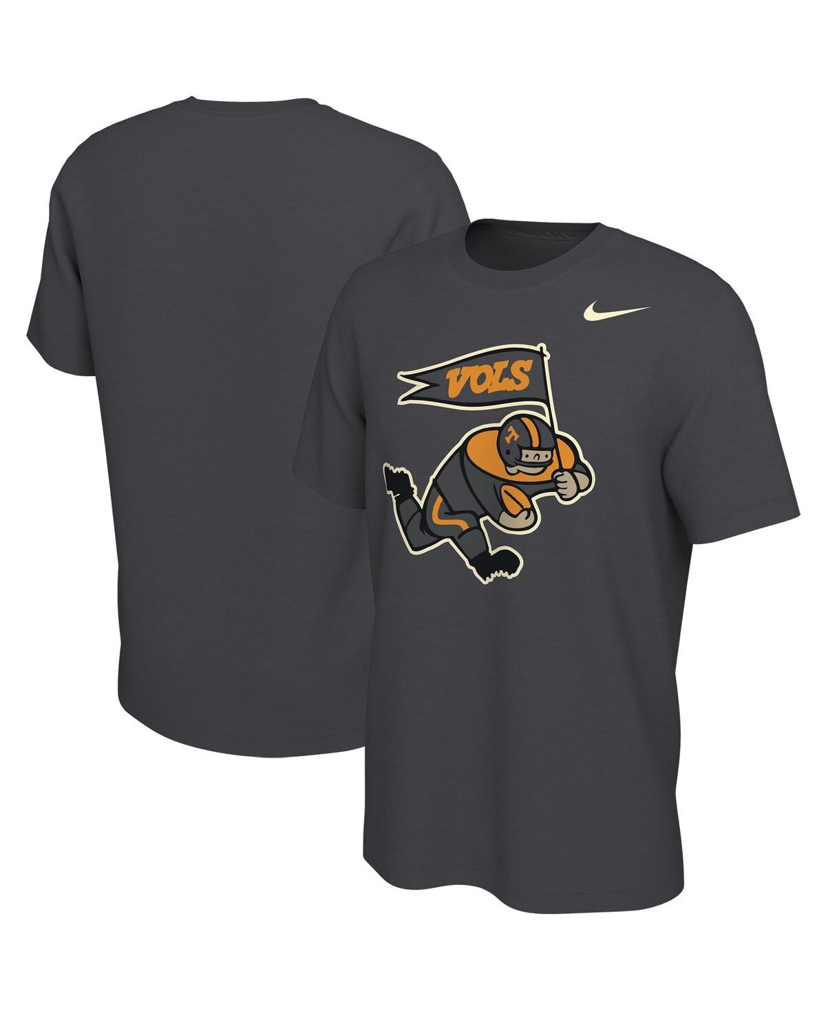 Shop Nike Men's  Anthracite Tennessee Volunteers Football Man Smokey T-shirt