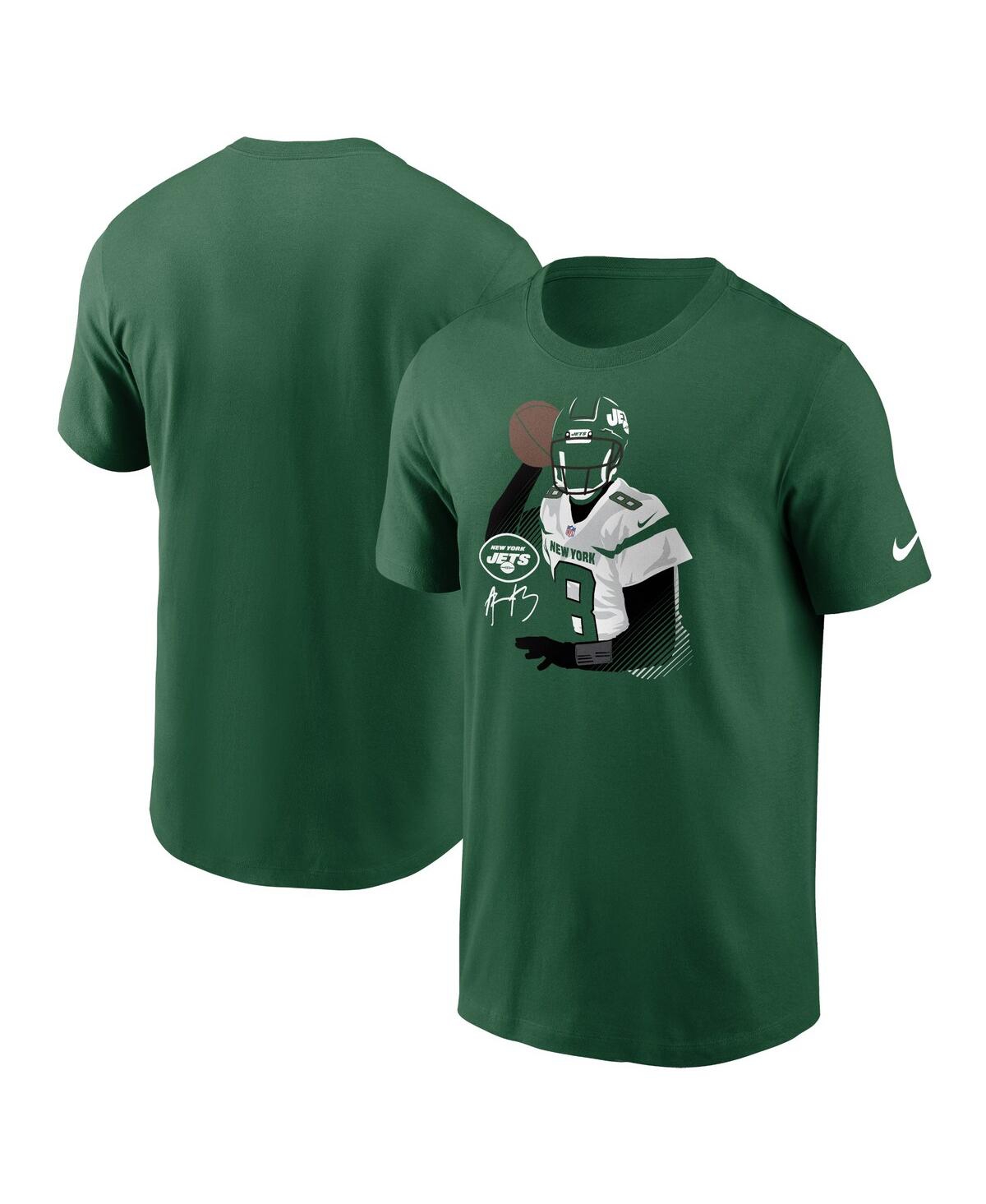 Shop Nike Men's  Aaron Rodgers Green New York Jets Player Graphic T-shirt