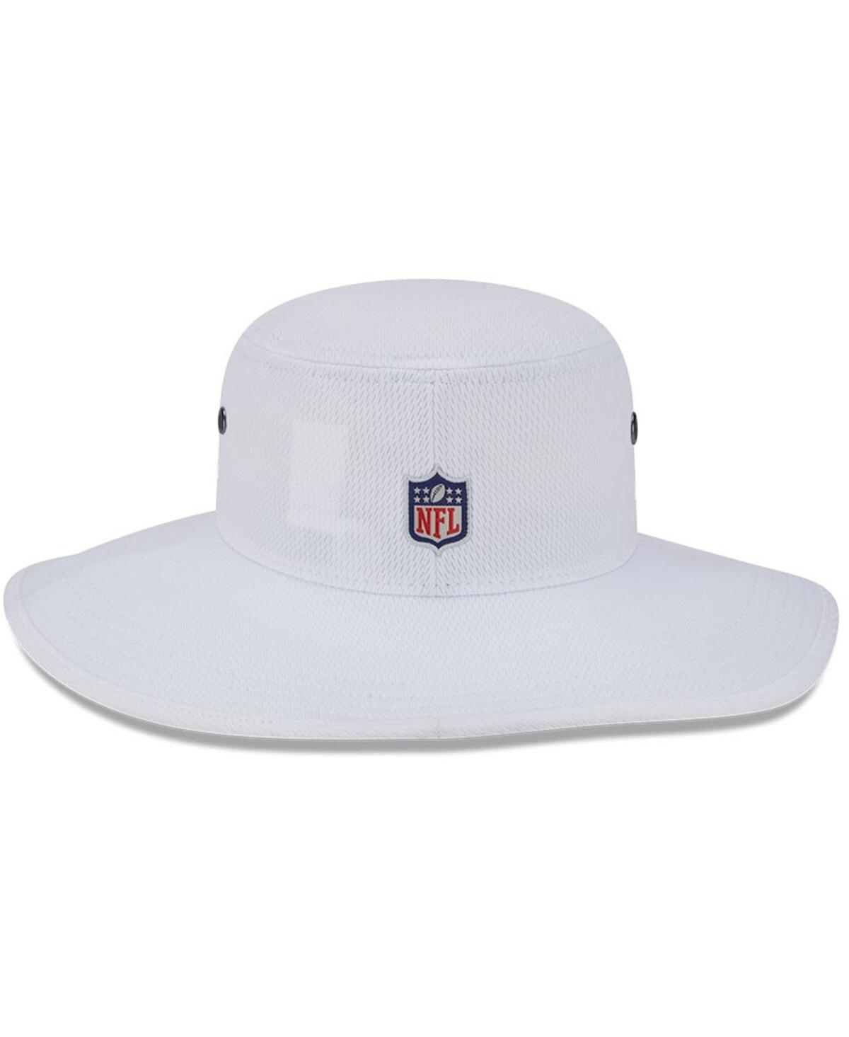 NEW ERA MEN'S NEW ERA WHITE BALTIMORE RAVENS 2023 NFL TRAINING CAMP PANAMA BUCKET HAT 
