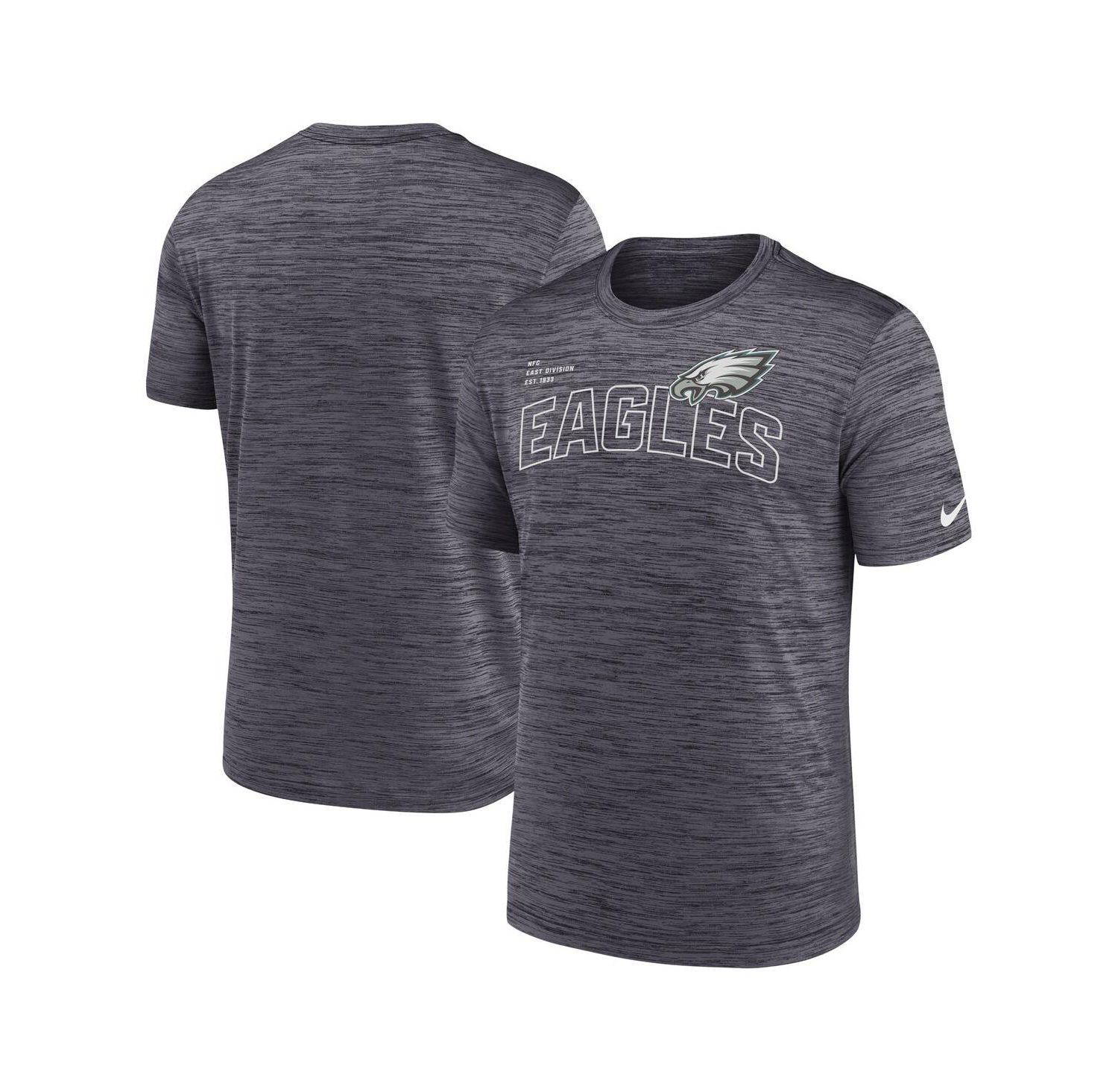 Men's Black Philadelphia Eagles Velocity Arch Performance T-shirt