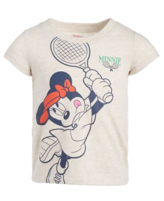 Disney - Toddler & Little Girls Minnie Mouse Tennis Graphic T-Shirt