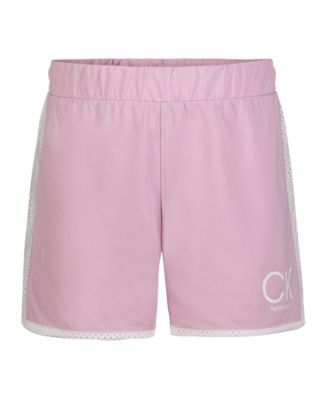 Photo 1 of Calvin Klein Performance Big Girls Mix Media Jersey Shorts