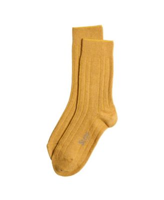 Women's Lux Italian Wool Cashmere Crew Socks